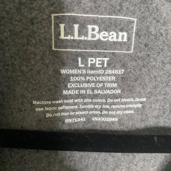 L.L. Bean Polartec 200 Fleece Vest‎ Womens L Petite Recreational Gear - Picture 3 of 10